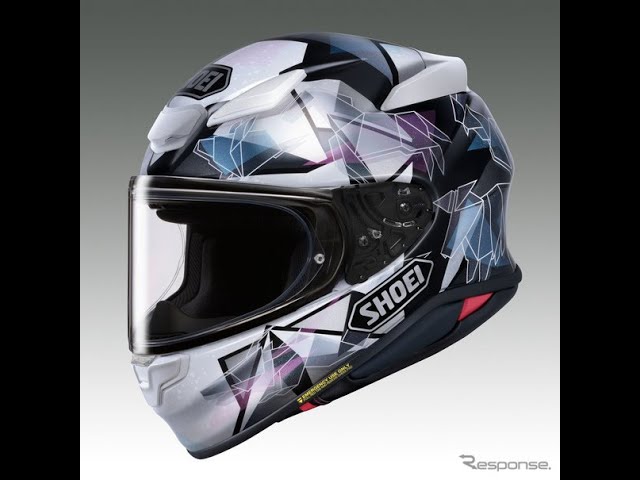 SHOEIのピュアスポーツフルフェイス『Z-8』に新グラフィック「オリガミ