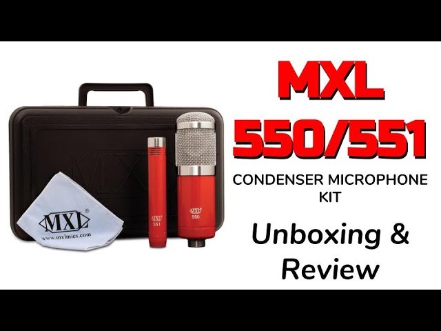 MXL 550/551 Microphone Kit/Set Review - YouTube