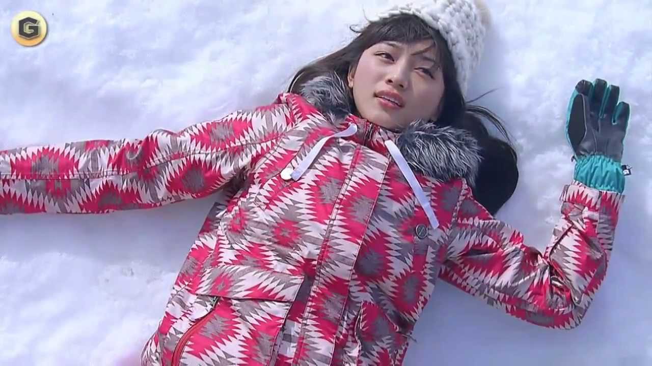 川口春奈 JRSKISKI CM - 川口春奈,柳俊太郎 JR東日本 JR SKI SKI 2013
