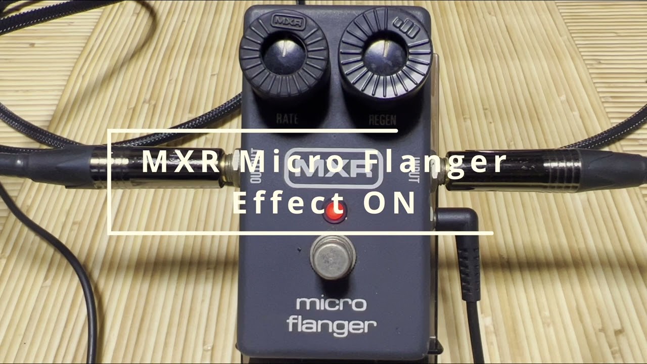 MXR Micro Flanger -DEMO - YouTube