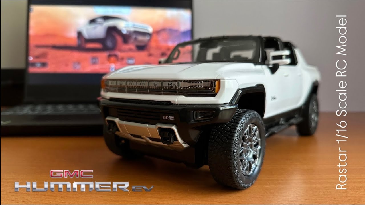 Rastar GMC HUMMER ev 1/16 Scale RC model car - YouTube