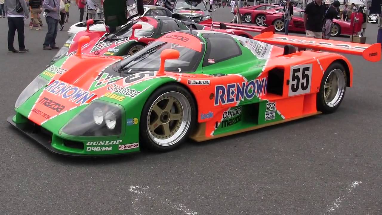 MAZDA 787B #55 ル・マン24時間レース優勝車 - YouTube
