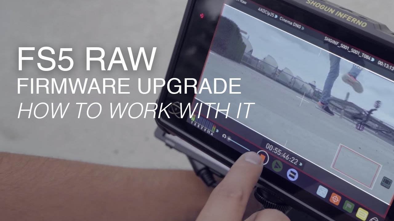 Sony FS5 RAW Firmware Upgrade with the Atomos Inferno - 4K DCI in