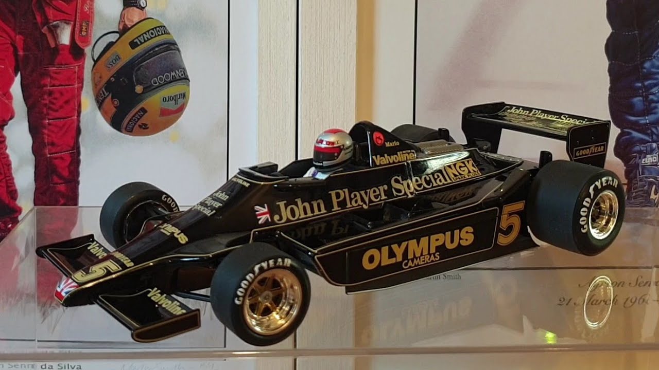 1/18 Mario Andretti 1978 JPS Lotus 79 Ford Cosworth - F1 World