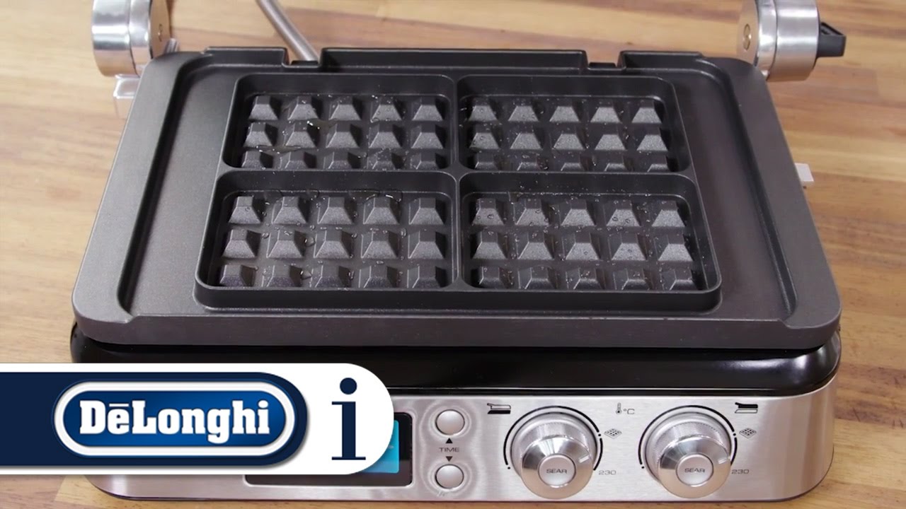 How to use the waffle plates on your De'Longhi MultiGrill CHG1030D