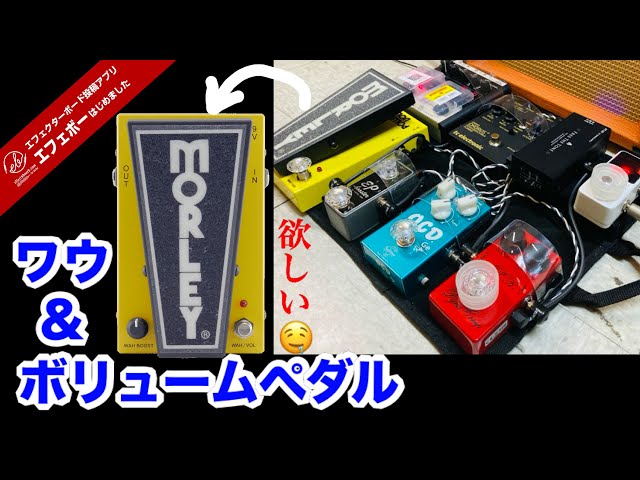 第2235回 ボリュームペダルも併用できるワウ！MORLEYの20/20シリーズに