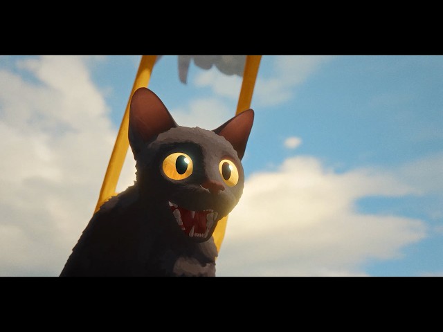 水を怖がらない黒猫の旅路を描く長編アニメ『Flow』日本版特報 - YouTube