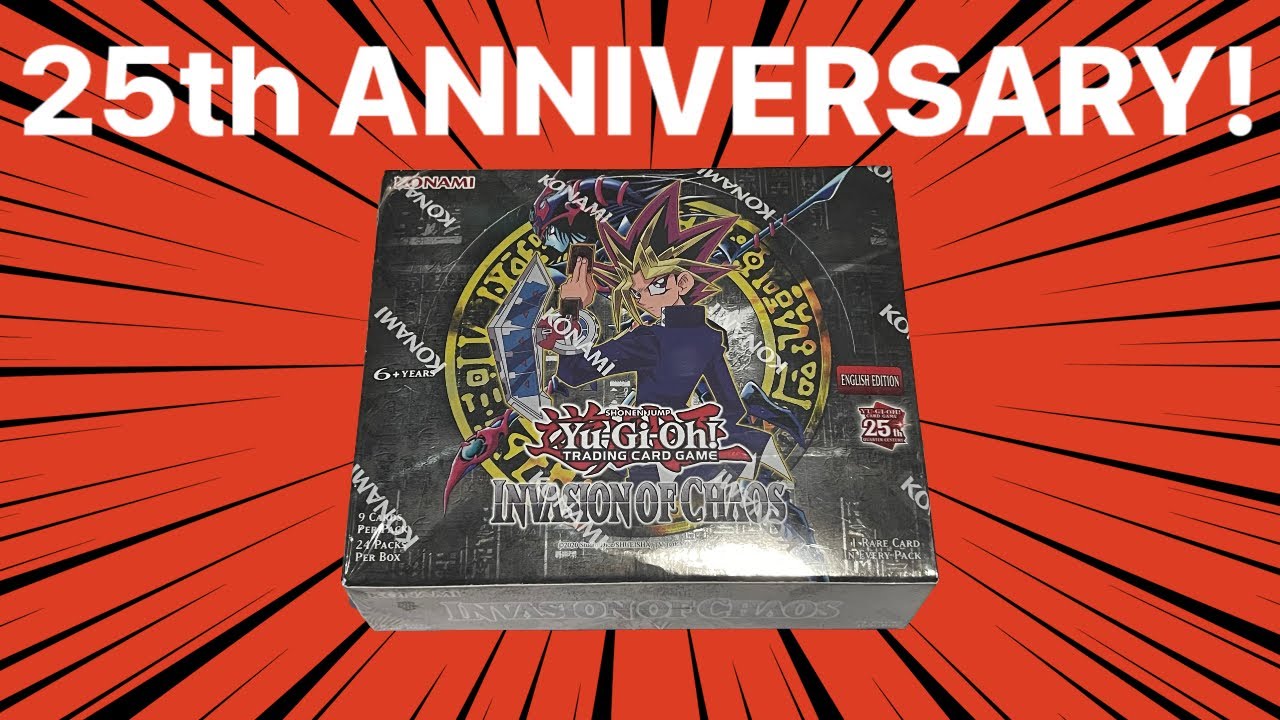 Yu-Gi-Oh! Invasion of Chaos 25th Anniversary Booster Box Opening