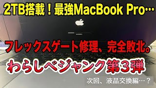 Warabe Junk ③] MacBook Pro 2016 Defeated by Flexgate [A Failure