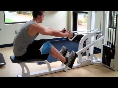 Nautilus Seated Row Machine - YouTube