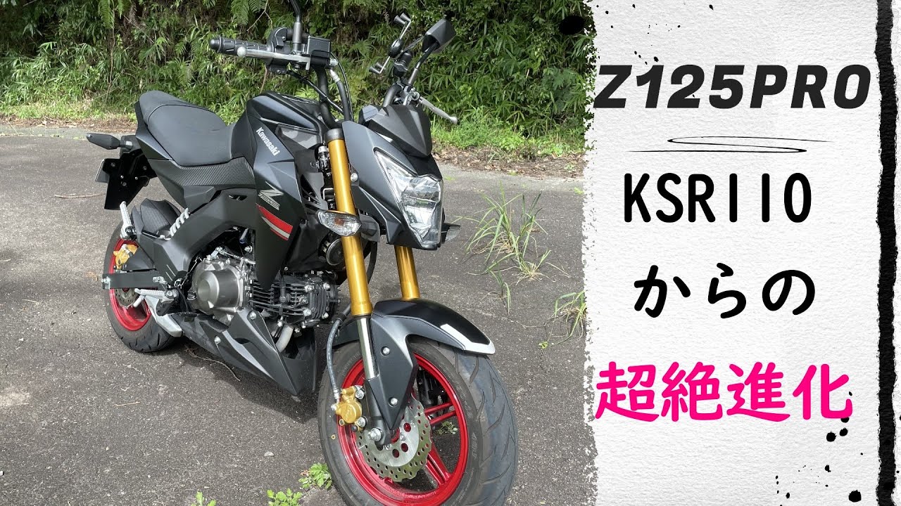 Z125PRO】インプレッション、レビュー KSR110オーナー視点 - YouTube