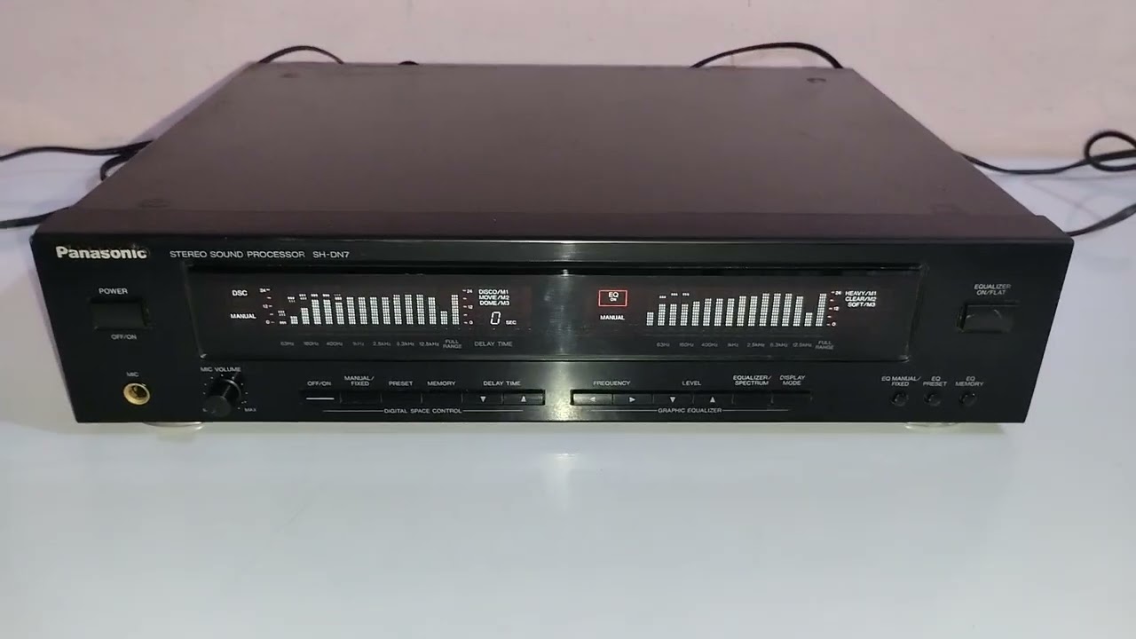 Panasonic SH-DN7 Equalizer and Sound Processor - YouTube