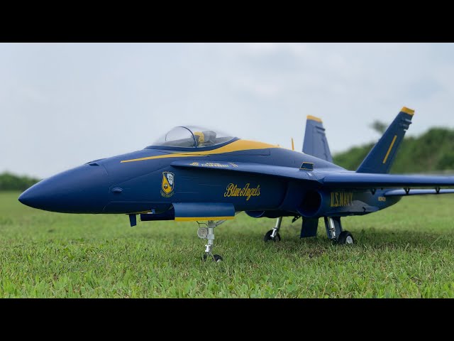 通販で買ったF/A-18 ブルーエンジェルス ラジコン飛行機を飛ばしてみた