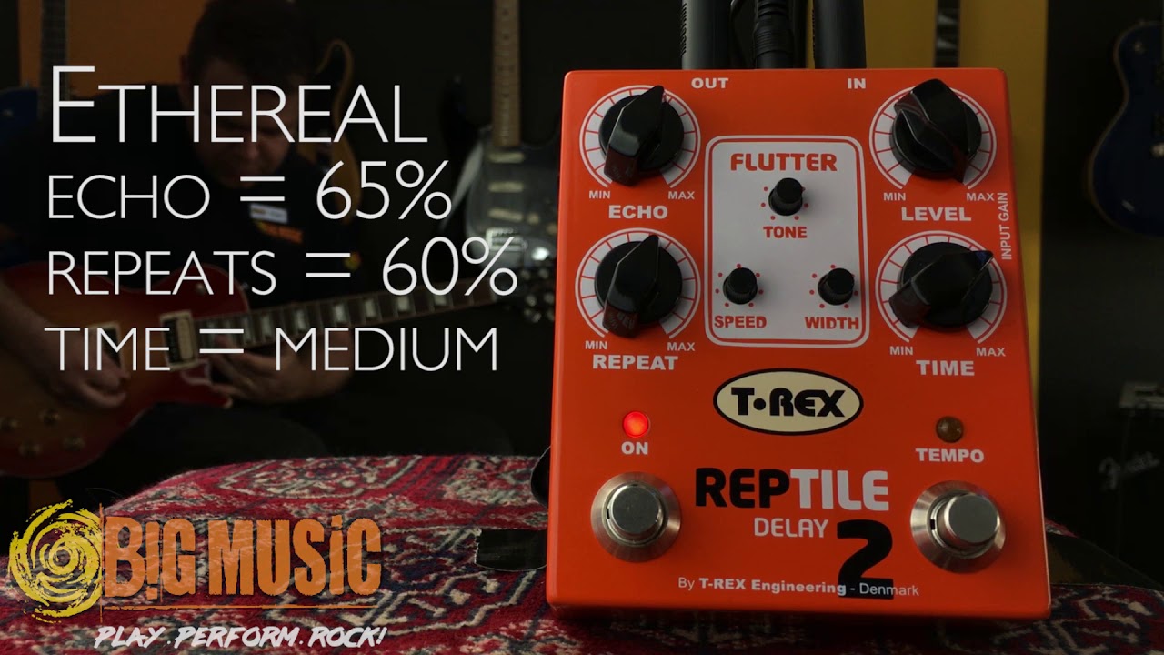 T-Rex Reptile II Delay | Big Music Shop - YouTube