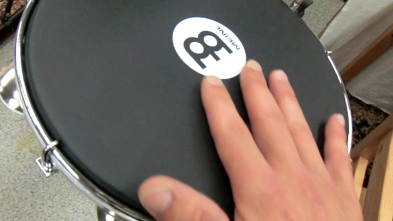 MEINL PA10A-BK-NH-H - Pandeiro 10 【新宿店】 - YouTube