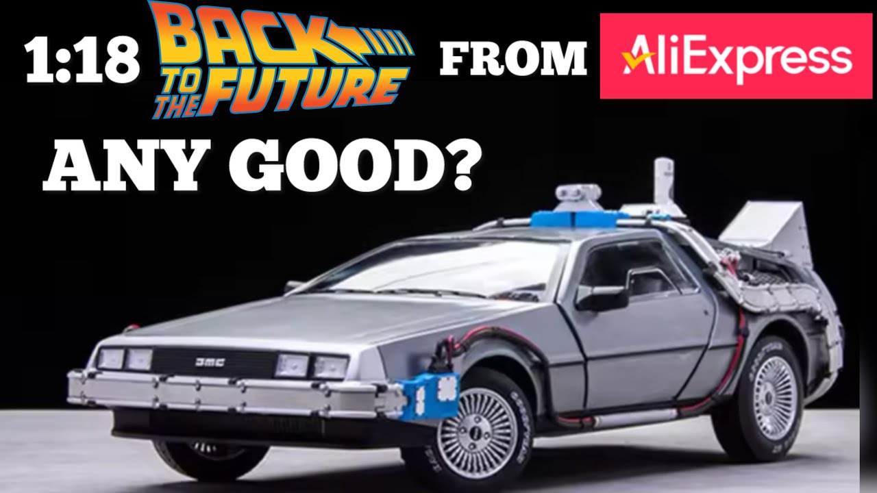 1/18 Back To The Future DMC Delorean Time Machine by Hotwheels