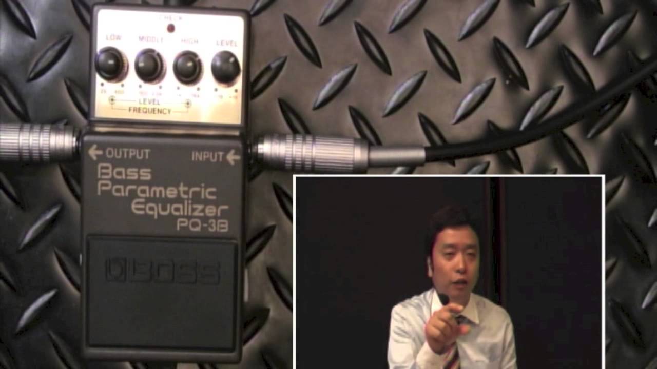 試奏動画】BOSS PQ-3B BASS Parametric Equalizer 【BOSS COMPACT