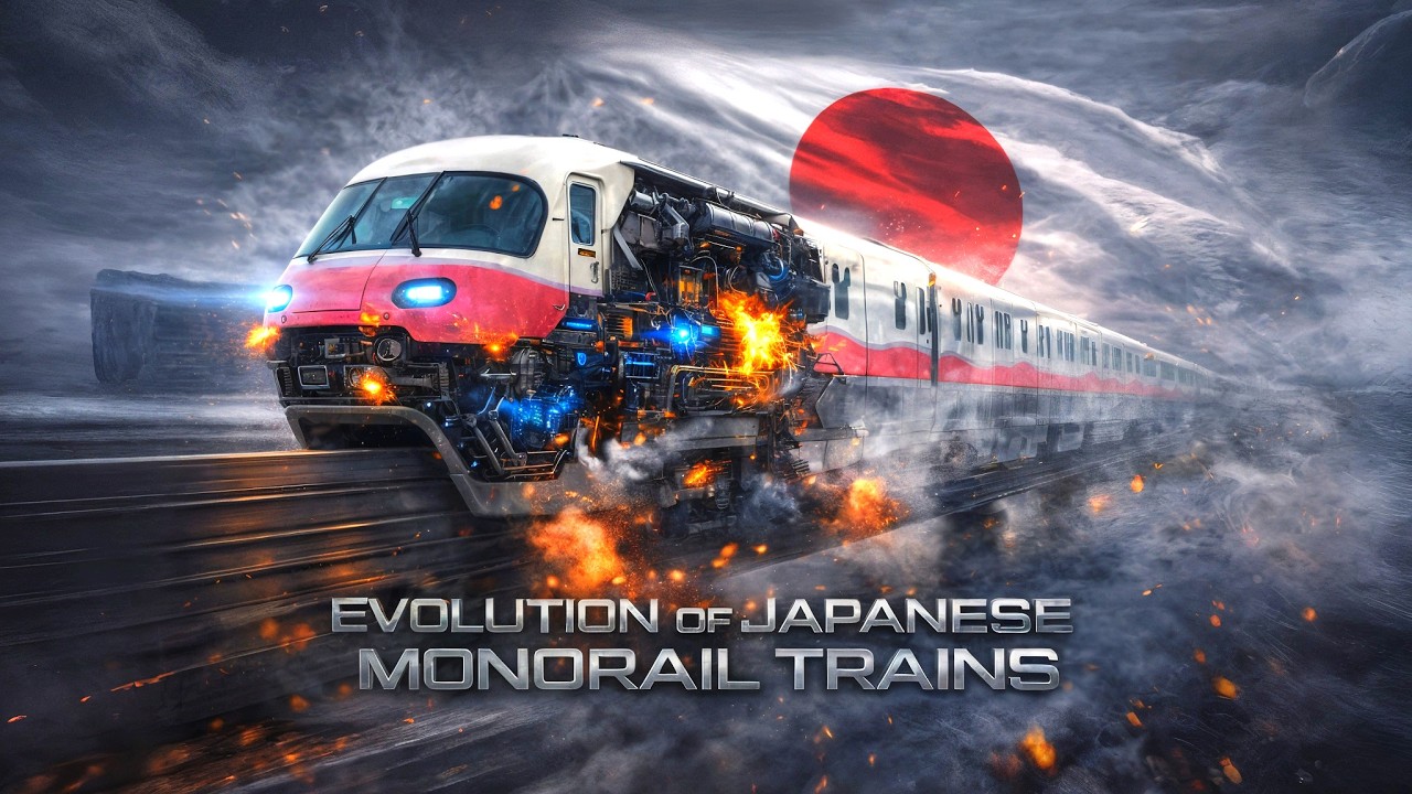 🇯🇵 Evolution of Japanese Monorail Trains | From 1961 to the