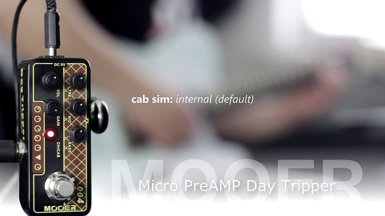 MOOER Micro PreAMP 004 Day Tripper :: Demo, Soundcheck - YouTube