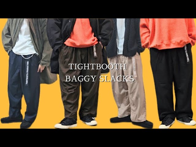 TIGHTBOOTH / タイトブース 】程よいドレープ感とストレッチ性わずかに