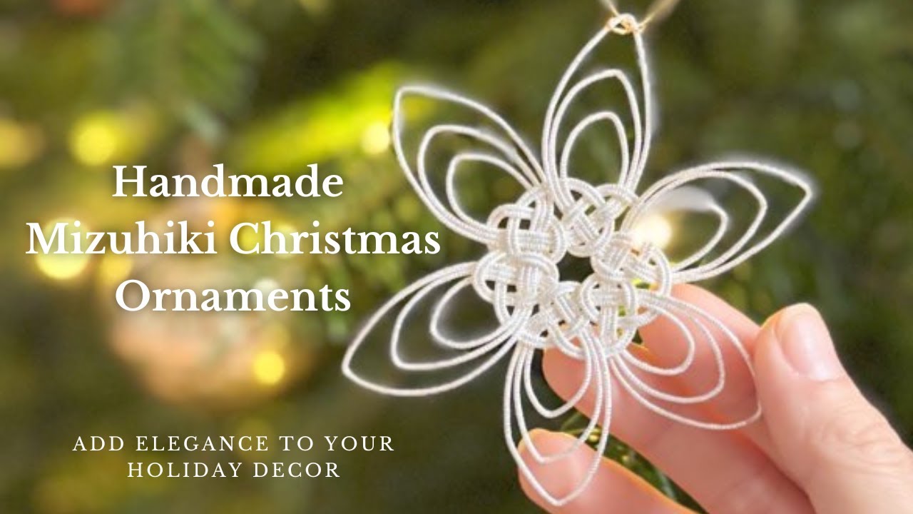 水引】Handmade Mizuhiki Christmas Ornaments クリスマス 水引