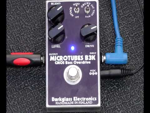 Microtubes B3K Bass Overdrive Demo by Will Davies - YouTube