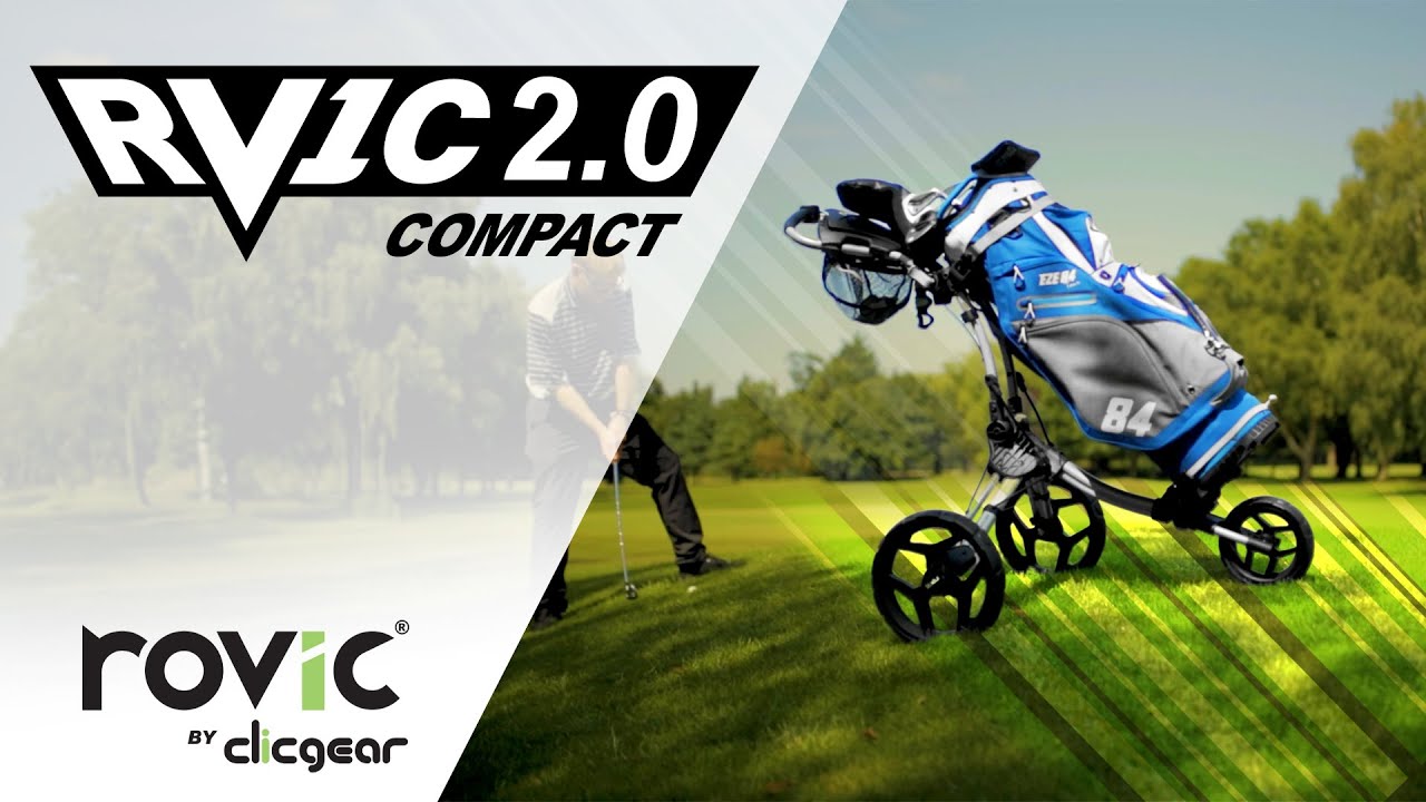 Clicgear Rovic RV1C 2.0 Golf Trolley Silver | Golf Gear Direct