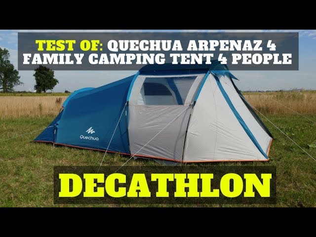 Test of: Quechua Arpenaz 4 family camping tent 4 people