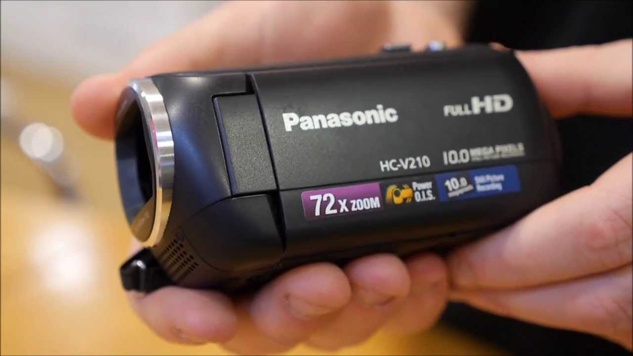 Panasonic HC-V210 Camcorder Overview - YouTube