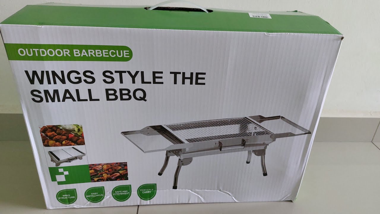 WINGS STYLE SMALL BBQ (OUTDOOR BARBECUE) - YouTube