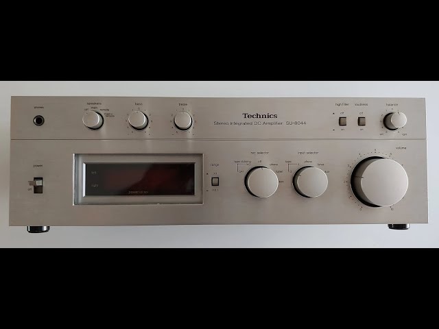Technics SU-8044 Amplifier Clean and Upgrade after 20 years. - YouTube