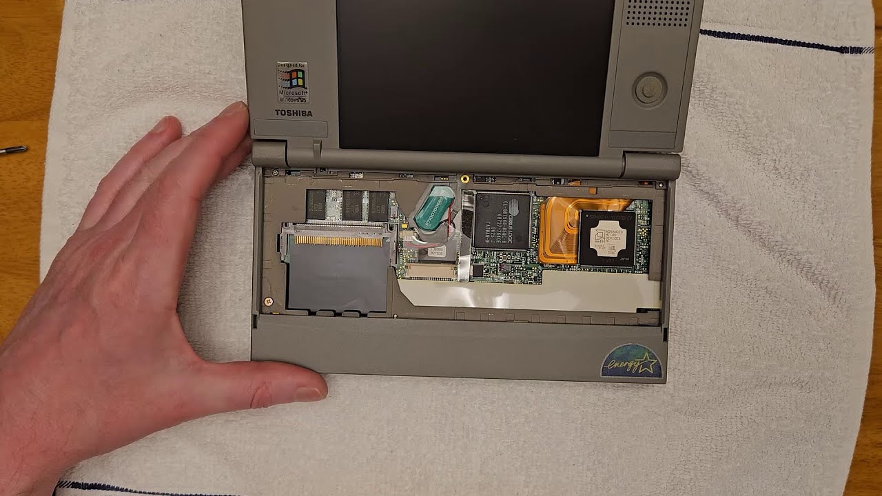 Toshiba Libretto SS1000 CTA (1998) Teardown: SSD Upgrade + Repair