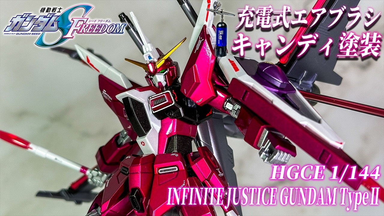 Titanium Finish] A beginner uses a rechargeable airbrush to paint