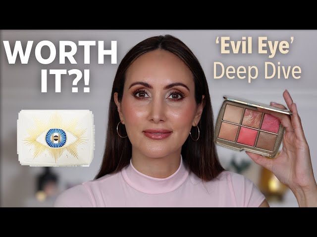 NEW HOURGLASS AMBIENT LIGHTING EVIL EYE PALETTE! Swatches