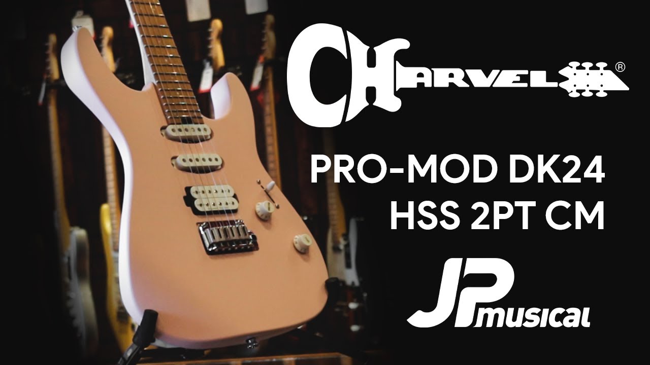 CHARVEL PRO MOD DINKY 24 HSS SHELL PINK | HIGHLIGHTS - YouTube