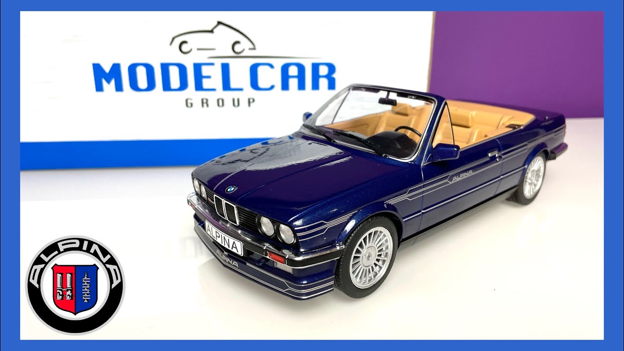 1:18 Alpina C2 2.7 (BMW E30 Cabriolet), Blue Met. - Modelcar Group