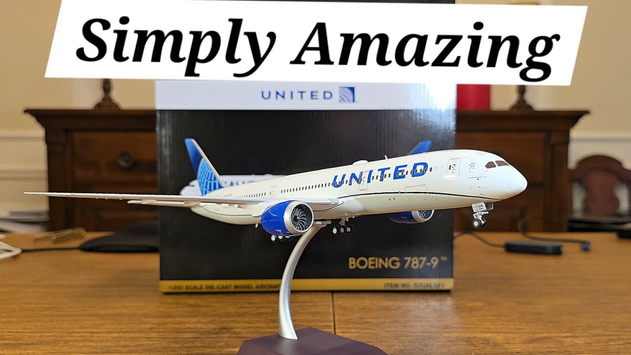 Gemini Jets 1/200 United 787-9 Unboxing + Comparison - YouTube