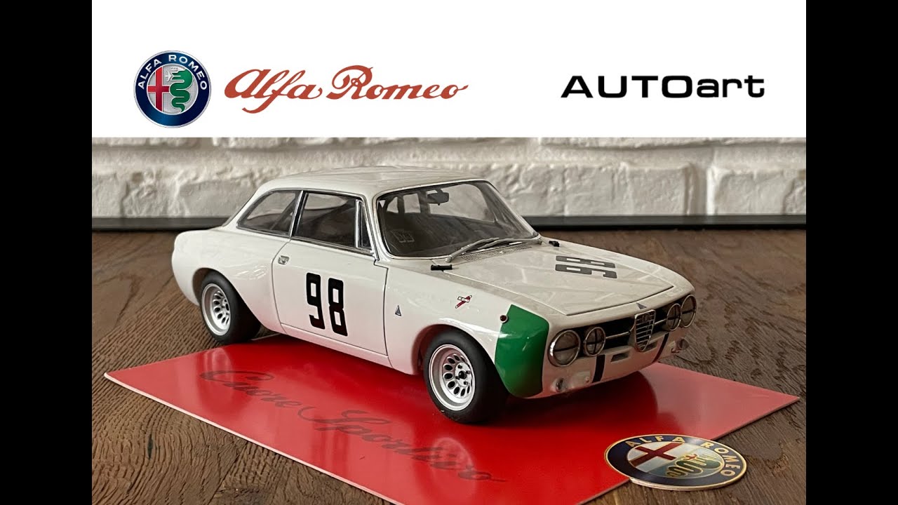 1:18 1/18 AutoArt Alfa Romeo Giulia GTAm Autodelta n 98 T