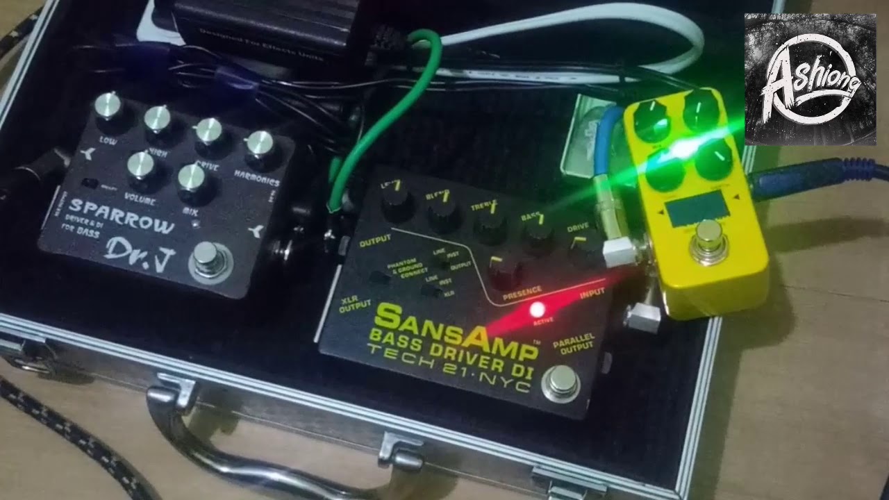 Tech 21 SansAmp Bass Driver D.I. and Joyo Sparrow Dr. J - YouTube