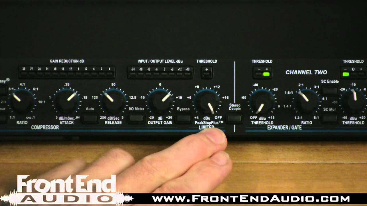 dbx 1066 Dual Compressor Limiter Gate - YouTube