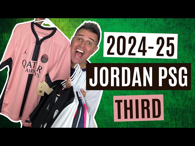 JORDAN 2024-25 PSG THIRD SHIRT REVIEW 🤩 My Jordan X PSG shirt