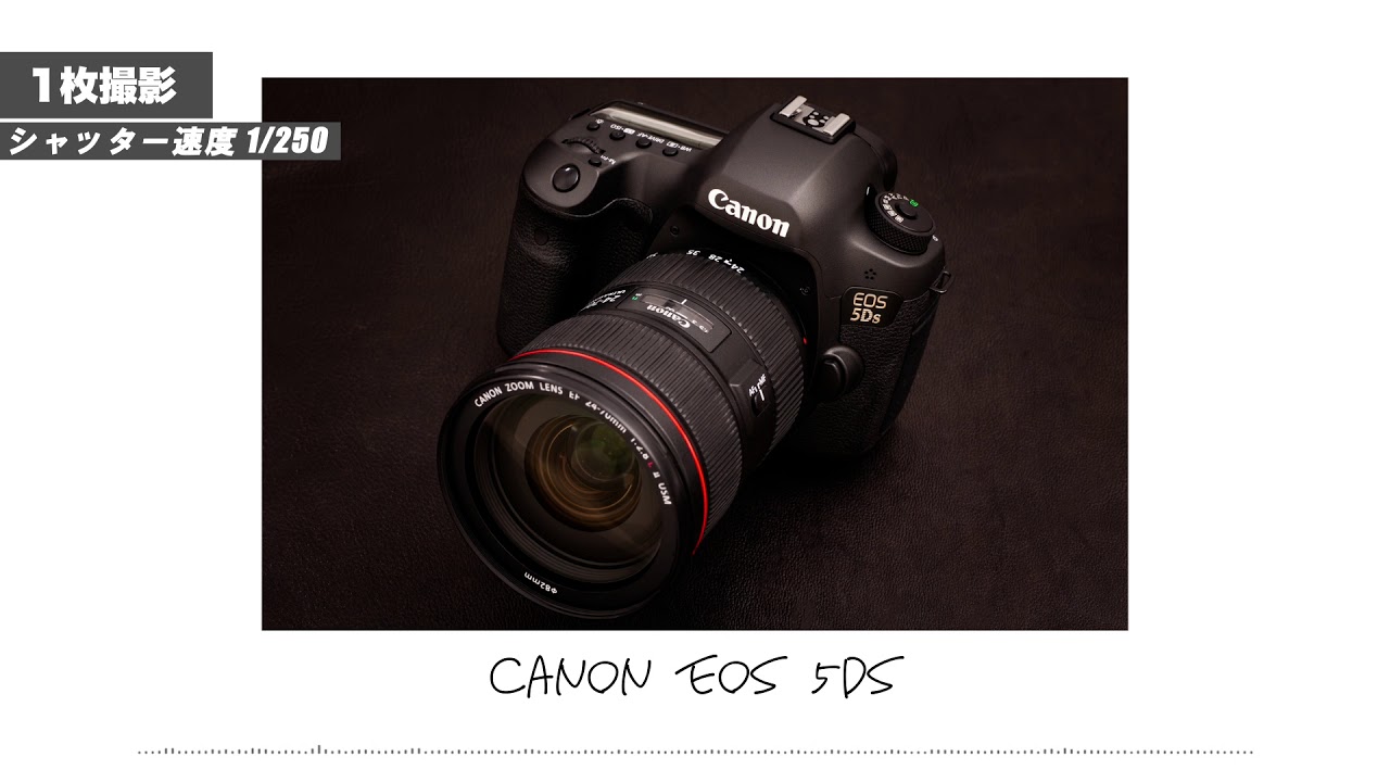 Canon】色んなカメラでシャッター音聞き比べ ｜ 6DMarkII 5Ds