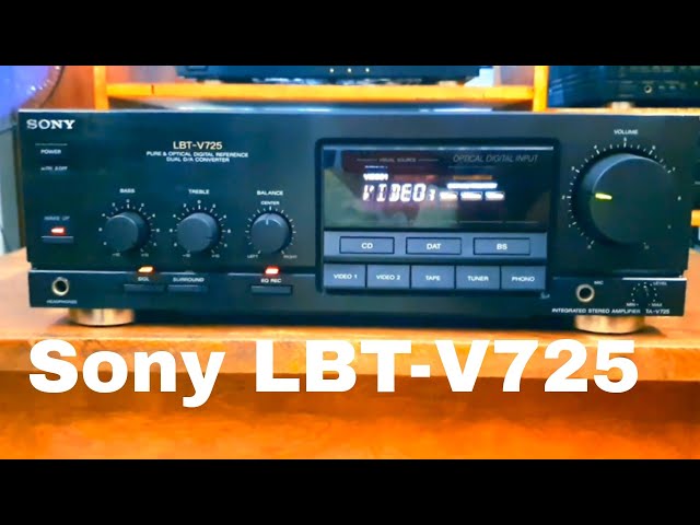 Sony LBT-V725 Integrated Amplifier Sound Test - YouTube