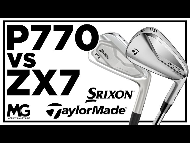 TaylorMade P770 v's Srixon ZX7 - HEAD TO HEAD - YouTube