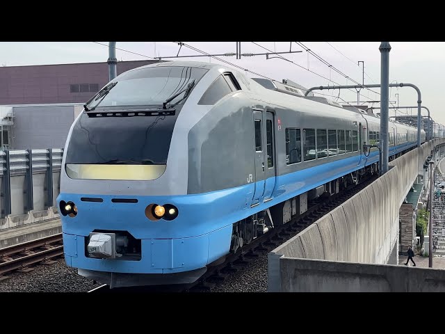 JR東日本E653系 水カツK71編成 越谷レイクタウン - YouTube