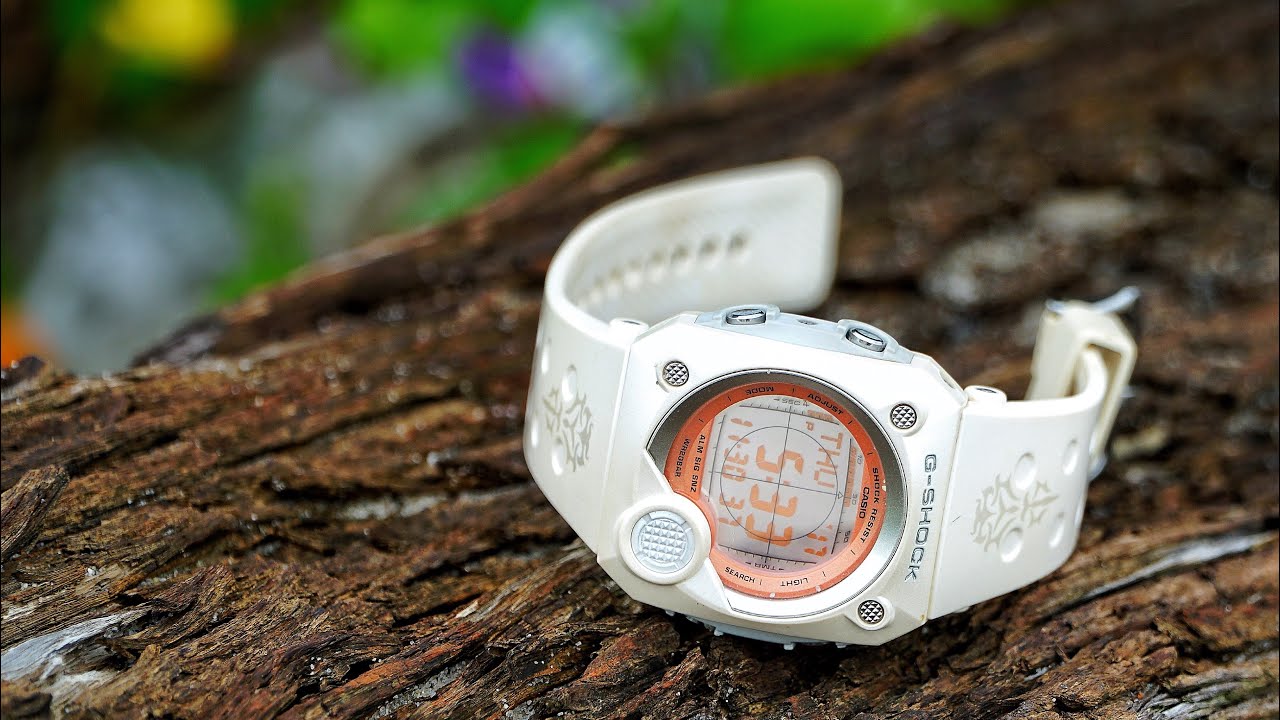 G-Shock G-8000F-7JF in Pearl White watch review - YouTube