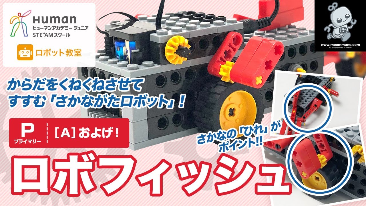 ロボット教室】プライマリー A およげ！ 「ロボフィッシュ