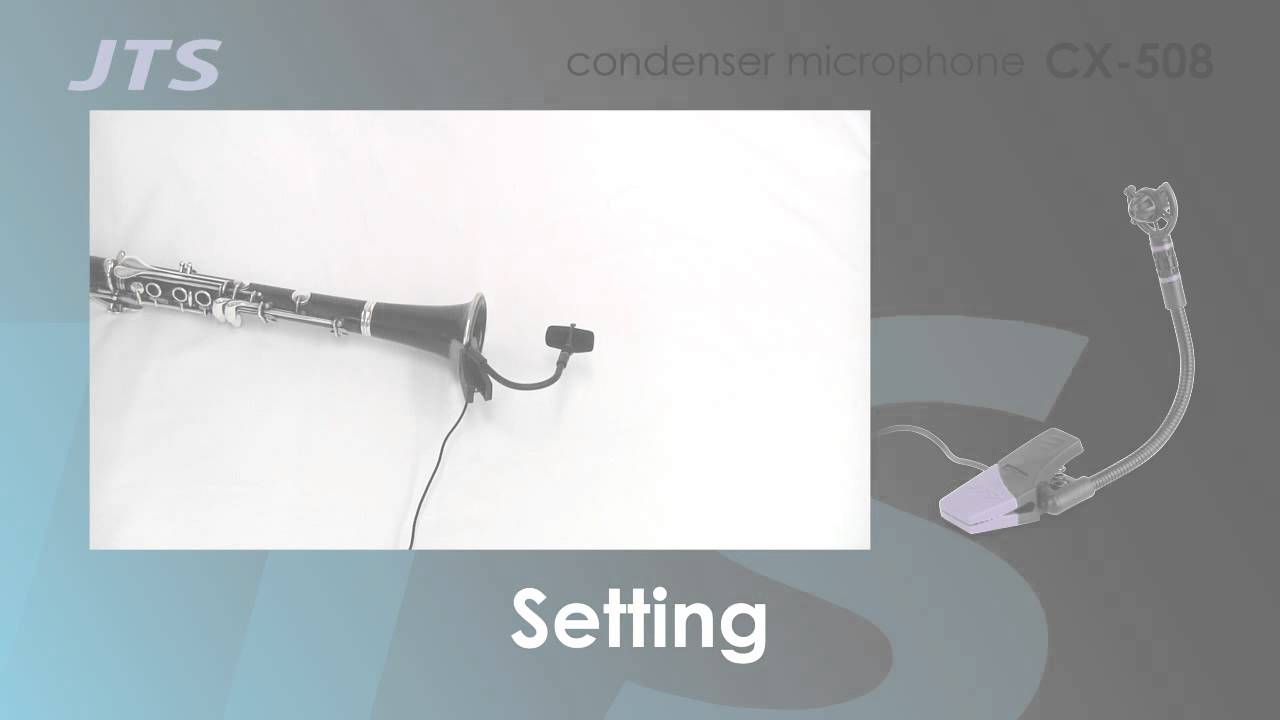 JTS ( ジェーティーエス ) CX-508 管楽器用コンデンサーマイク 送料