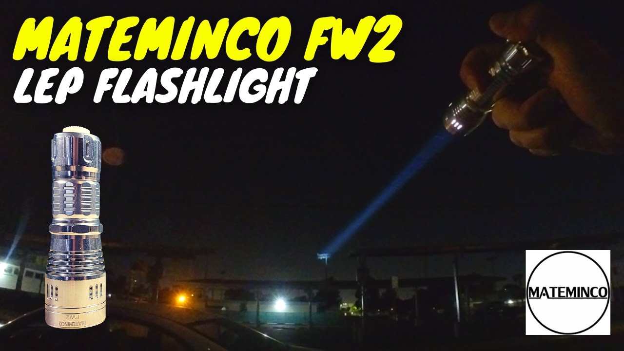 The Mateminco FW2 Budget Friendly LEP Flashlight (1300m, 425,000cd