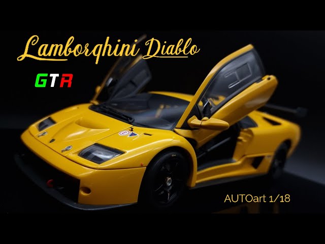 Lamborghini Diablo GTR - AUTOart 1/18 (74521) model car - YouTube